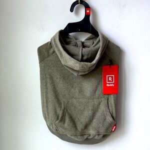 NWT Reddy Dog Terry Cloth Zip Up Hoodie in Olive Kangaroo Pocket Vacation Size M